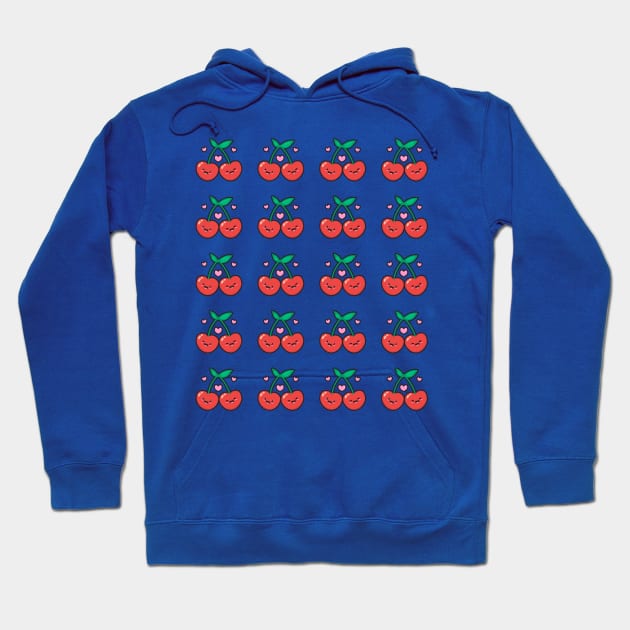 Cherries Pattern Hoodie by AnishaCreations